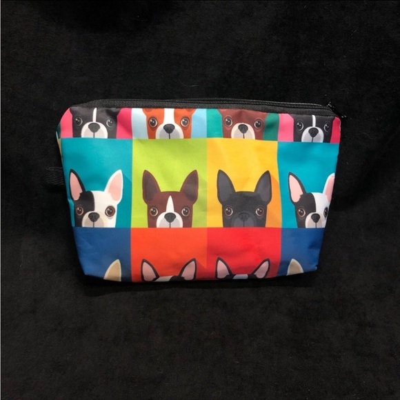 French Bulldog Makeup Bag NWOT - Picture 1 of 3